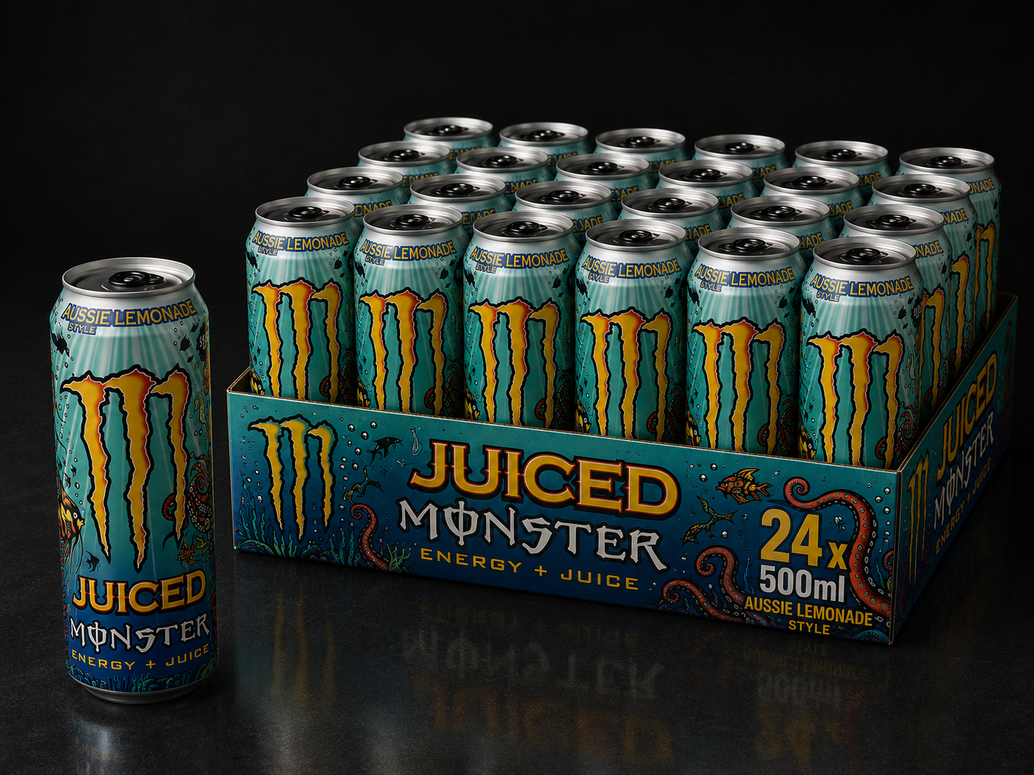 Monster Energy Juiced Aussie Lemonade 500ml Can 24pcs