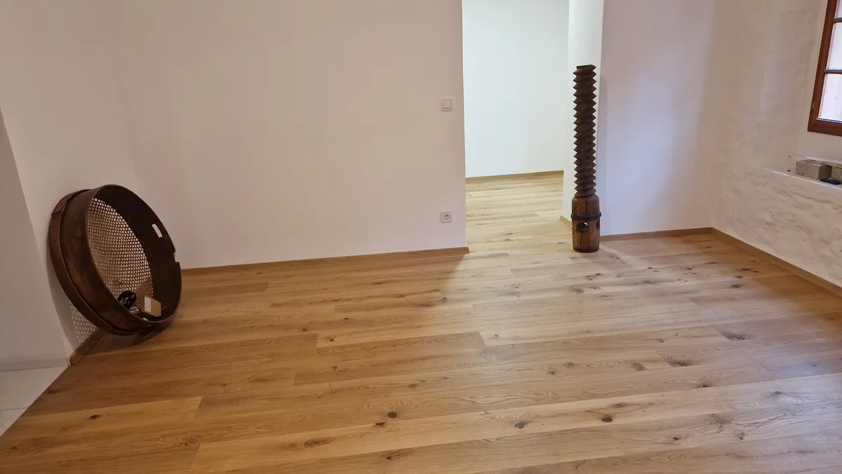 Hrastov parket v prenovljeni hiši