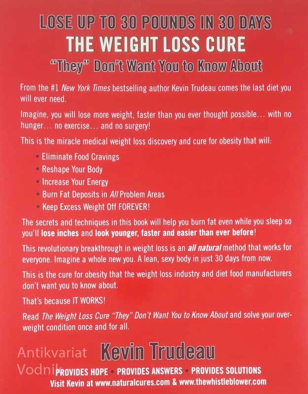 THE WEIGHT LOSS CURE, Kevin Trudeau