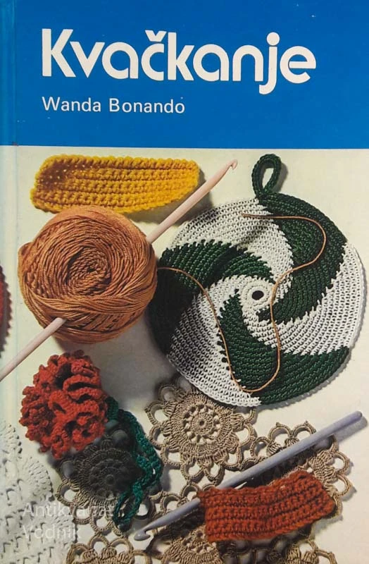KVAČKANJE, 45 risb, 260 barvnih fotografij, Wanda Bonando