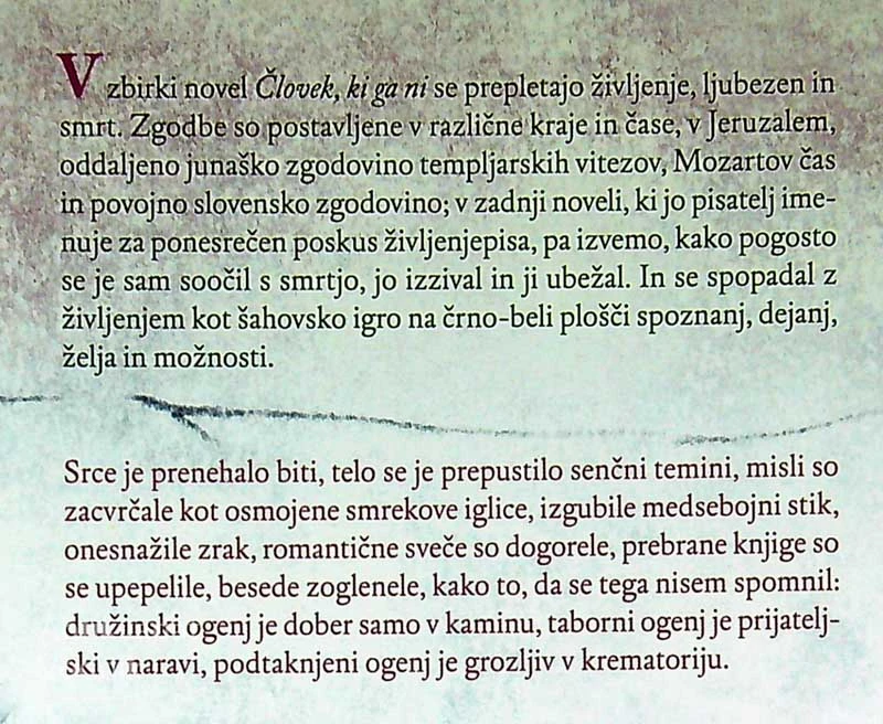 ČLOVEK, KI GA NI, Branko Šömen