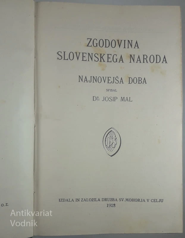 ZGODOVINA SLOVENSKEGA NARODA, Dr. Janez Gruden (1-2)