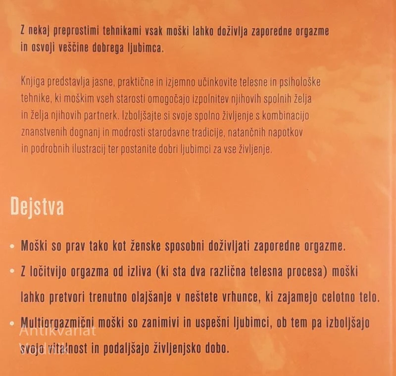 MOŠKI ORGAZEM BREZ MEJA, Mantak Chia