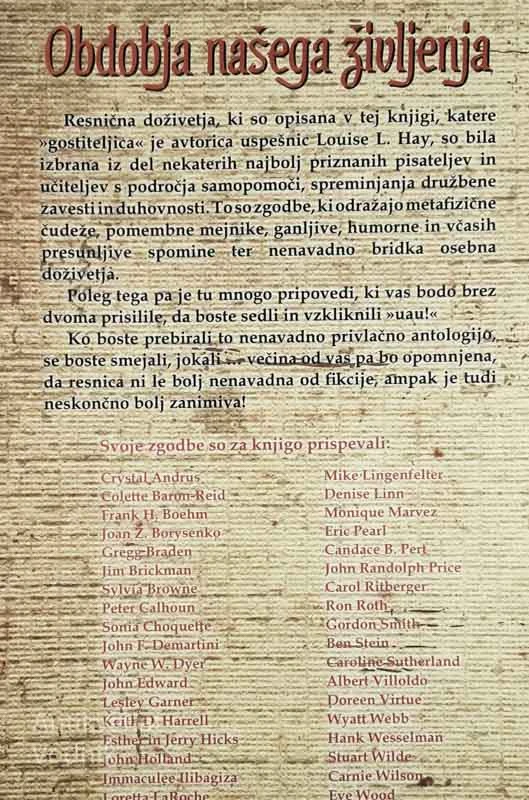 OBDOBJA NAŠEGA ŽIVLJENJA, Louise L. Hay