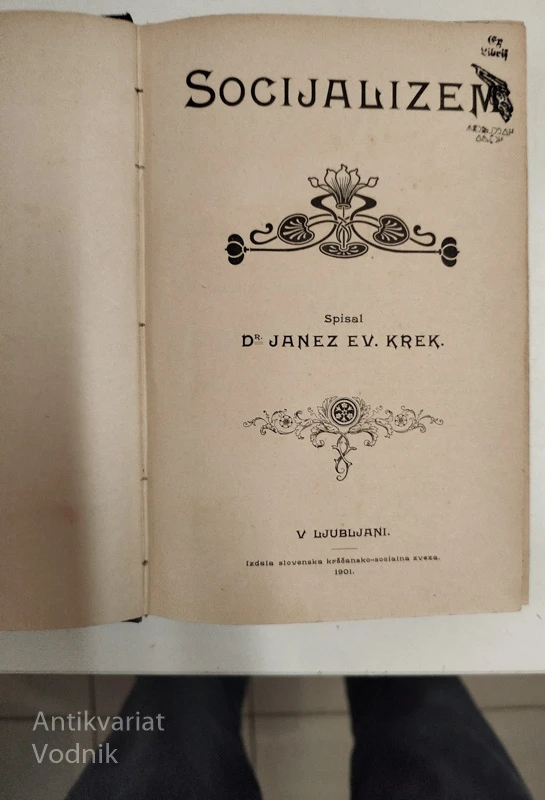 SOCIJALIZEM, dr. Janez EV. Krek