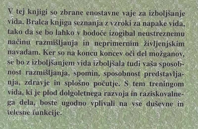 BOLJŠE ŽIVLJENJE BREZ OČAL, Christopher Markert