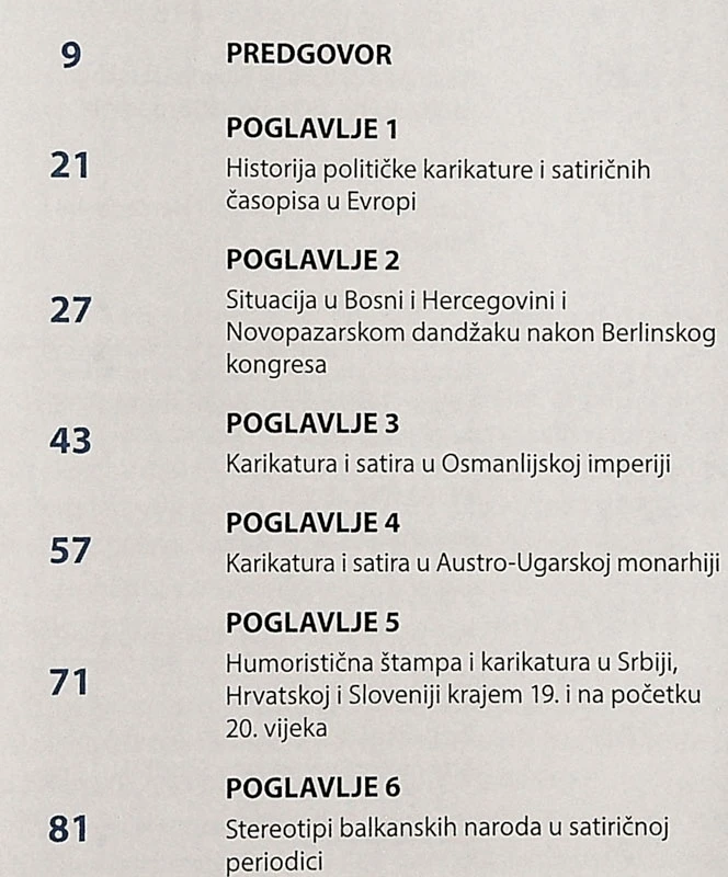 BOSNA I SANDŽAK; U SATIRIČNOJ I ILUSTROVANOJ PERIODICI (1878-1918), Damir Gruda
