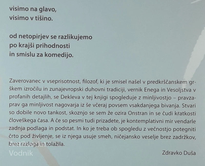 AUBREY HEPBURN, SLIŠIŠ METLO BUDISTIČNEGA UČENCA?, Milan Dekleva