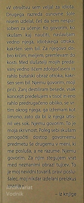 UČNA URA; ZAGOVOR PEDAGOŠKEGA EROSA, Massimo Recalcati
