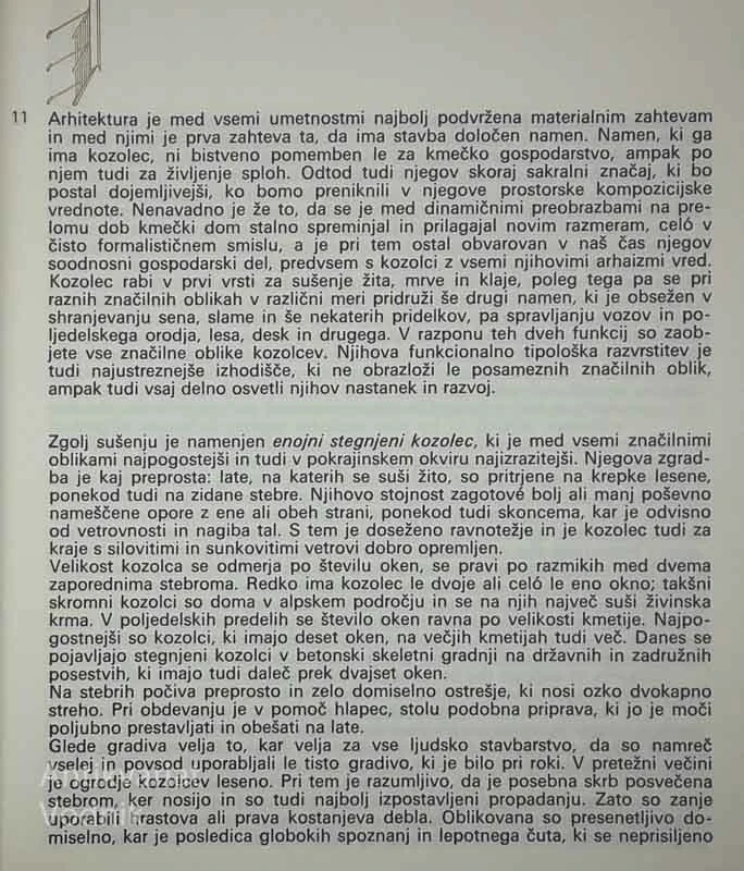ARHITEKTURA SLOVENSKEGA KOZOLCA, več avtorjev