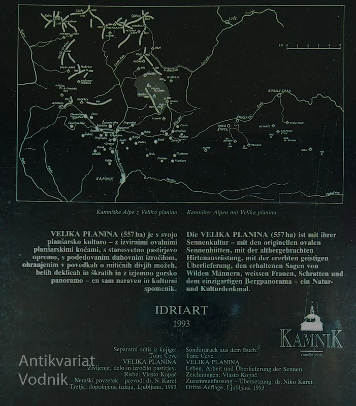 VELIKA PLANINA V SLIKI, Tone Cevc