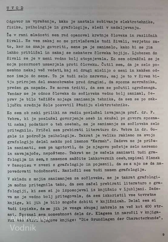 OSNOVE GRAFOLOGIJE, Jožko Battestin