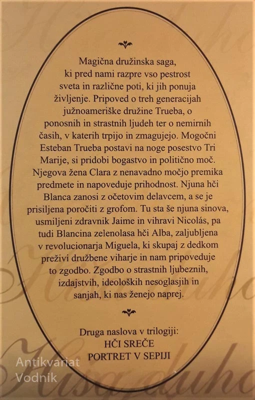 HIŠA DUHOV, Isabel Allende