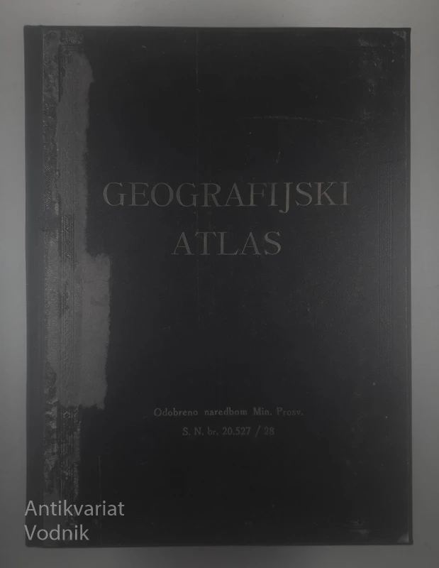 GEOGRAFSKI ATLAS, priredil Milan Šenoa