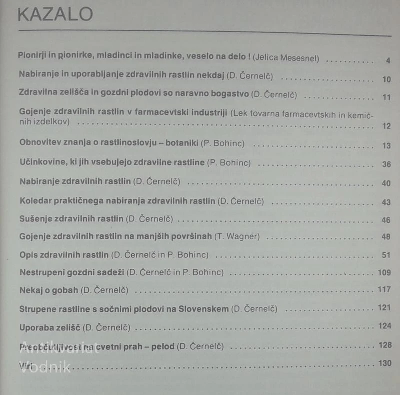 ZDRAVILNE RASTLINE, DOBER DAN!, več avtorjev