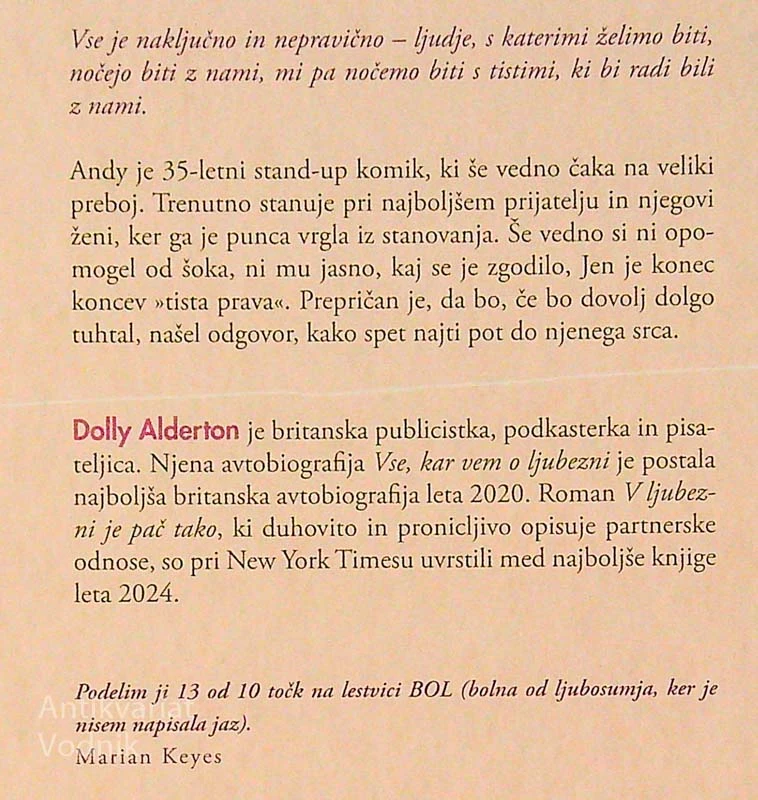 V LJUBEZNI JE PAČ TAKO, Dolly Alderton