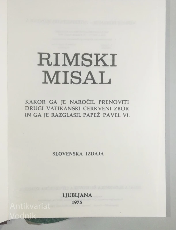 RIMSKI MISAL