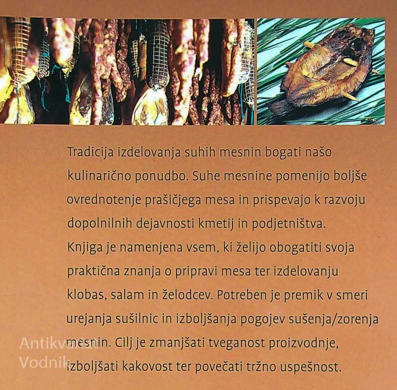 IZDELOVANJE KLOBAS, SALAM IN ŽELODCEV, Stanislav Renčelj