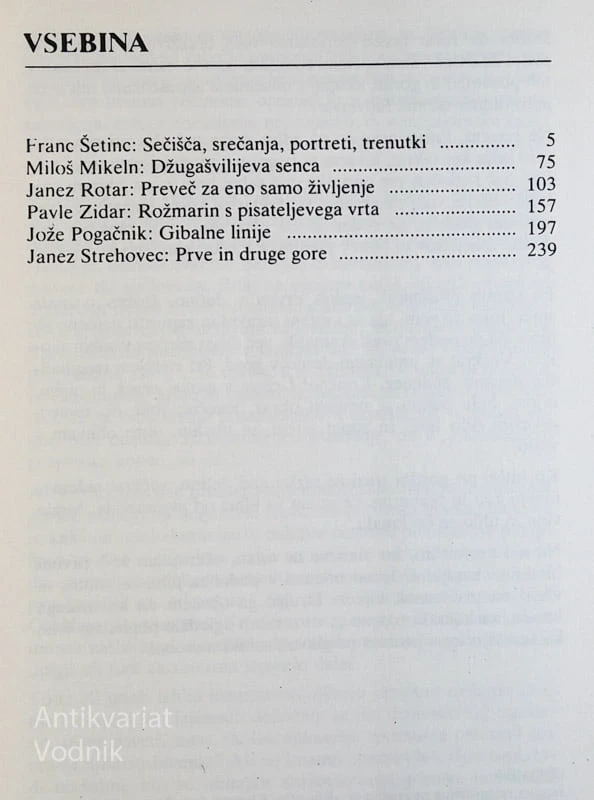 PRIČEVANJA, december ’84, Iz lastnih korenin, avtobiografski eseji
