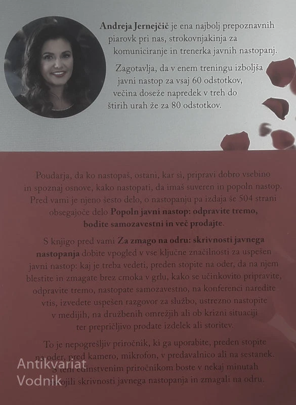 ZA ZMAGO NA ODRU, mag. Andreja Jernejčič
