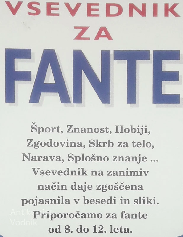 VSEVEDNIK ZA FANTE, Roger Coote