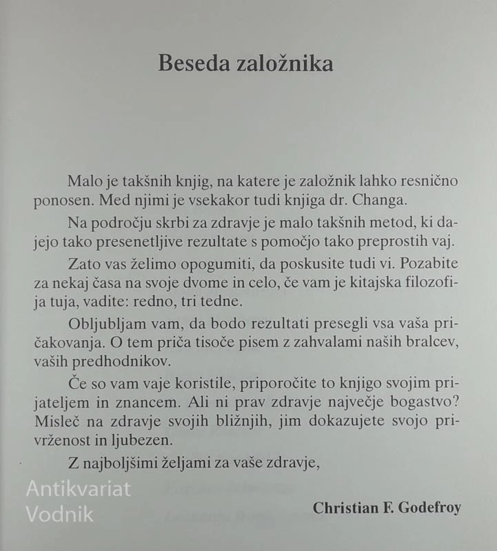 POPOLNI SISTEM SAMOZDRAVLJENJA: TAOISTIČNE NOTRANJE VAJE, Stephen Thomas Chang