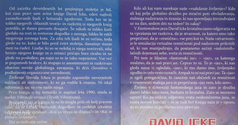 FANTOMSKI JAZ; IN KAKO POIŠČEMO PRAVI JAZ (1. IN 2. DEL), David Icke