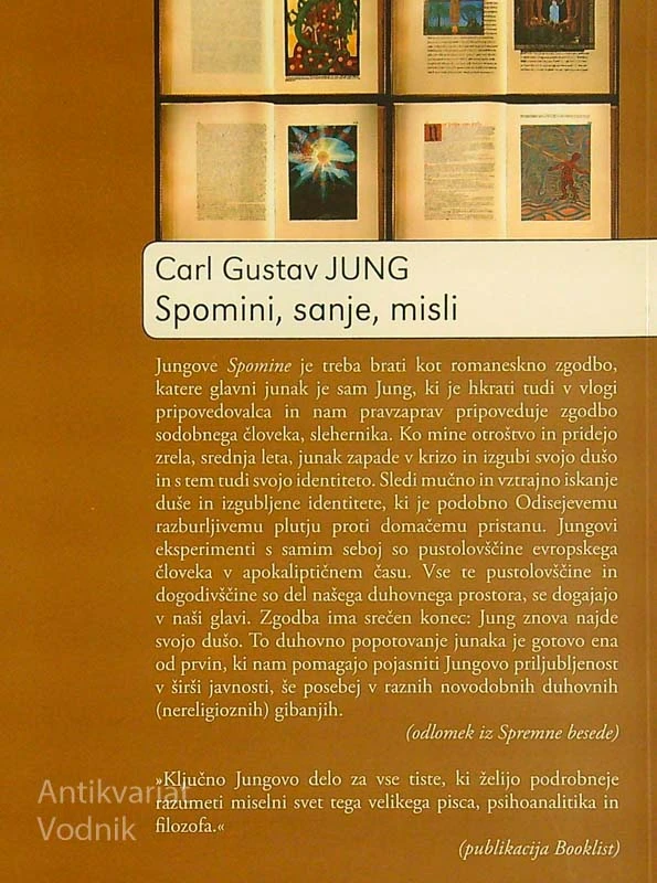 SPOMINI, SANJE, MISLI, C. G. Jung