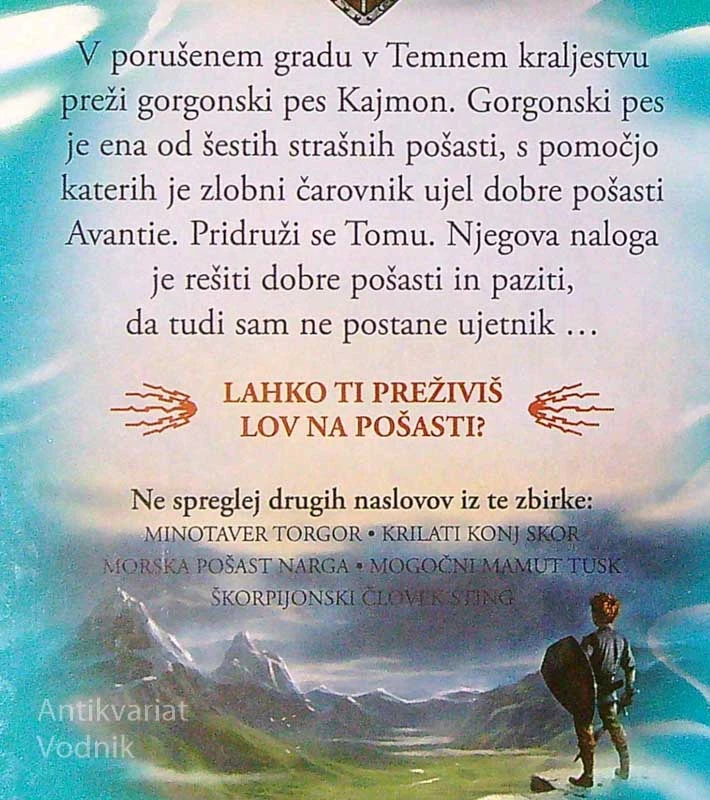 LOV NA POŠASTI; GORGONSKI PES KAJMON, Adam Blade