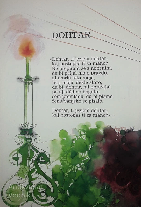 DOHTAR, TI JEZIČNI DOHTAR, France Prešeren