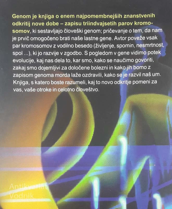 GENOM, Matt Ridley