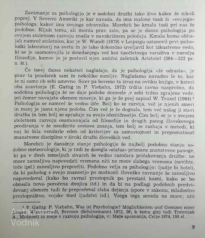 PROBLEMI PSIHOLOGIJE, Anton Trstenjak