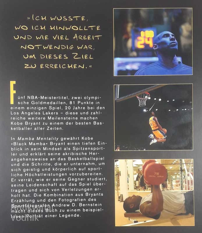 MAMBA MENTALITY; MEIN WEG ZUM ERFOLG, Kobe Bryant