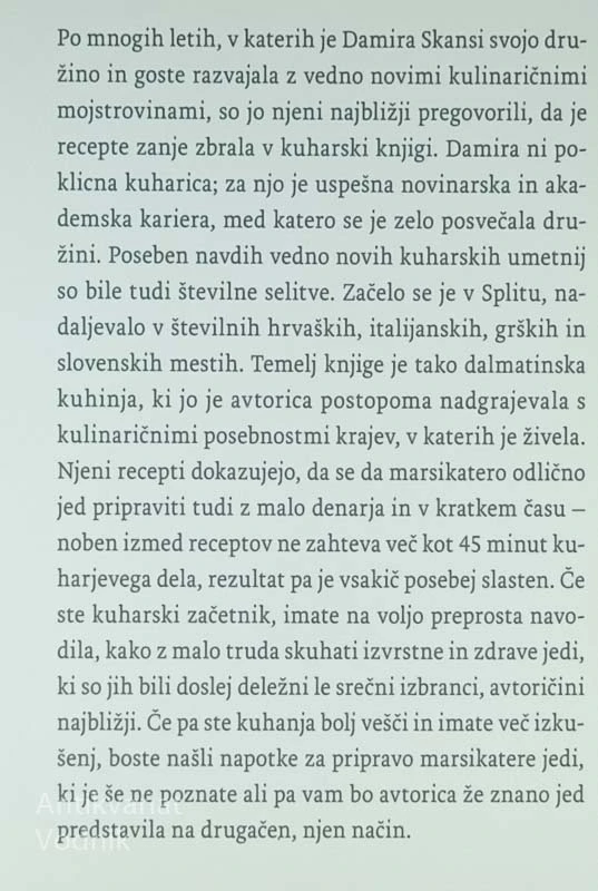 DIŠI PO MEDITERANU, Damira Skansi