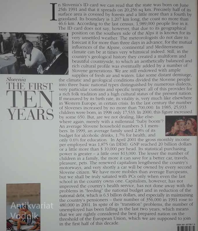 SLOVENIA THE FIRST TEN YEARS, več avtorjev