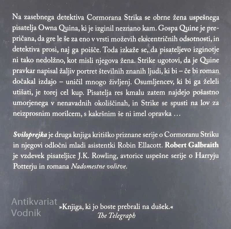 SVILOPREJKA, Robert Galbraith