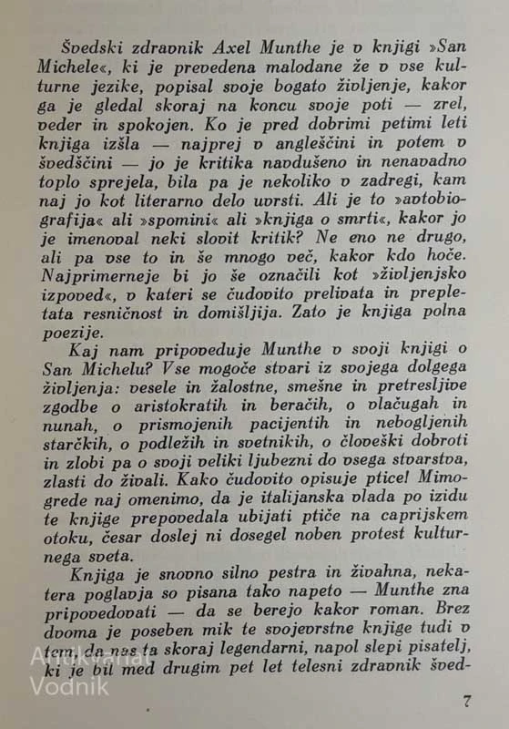 SAN MICHELE, Axel Munthe