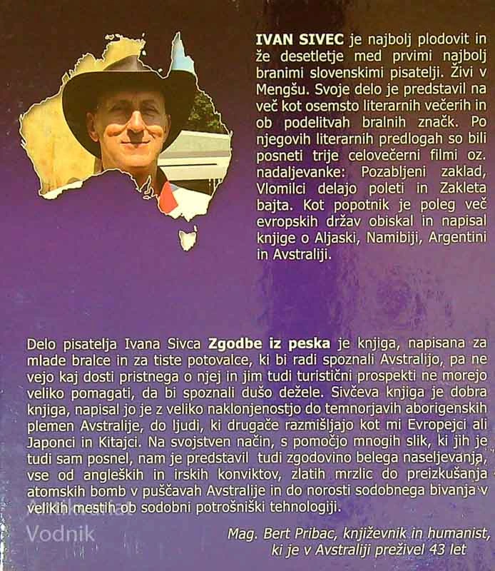 ZGODBE IZ PESKA, Ivan Sivec