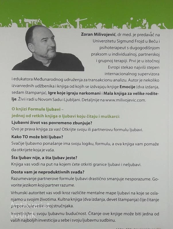 FORMULE LJUBAVI, DR. Zoran Milivojević