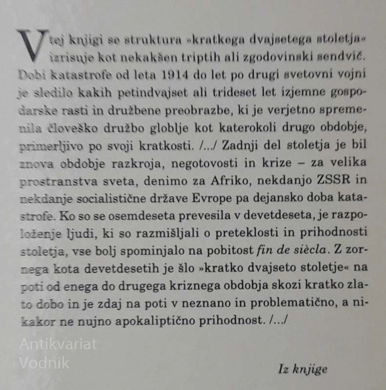 Eric Hobsbawm ČAS SKRAJNOSTI