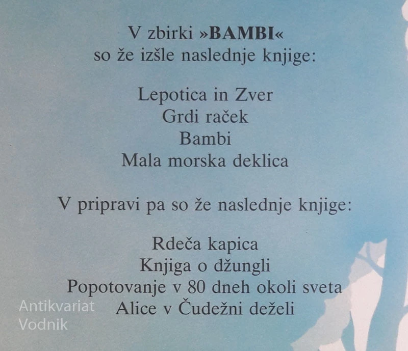 BAMBI, Ilustracije “Van Gool”