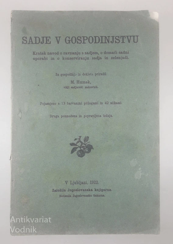 SADJE V GOSPODINJSTVU, M. Humek