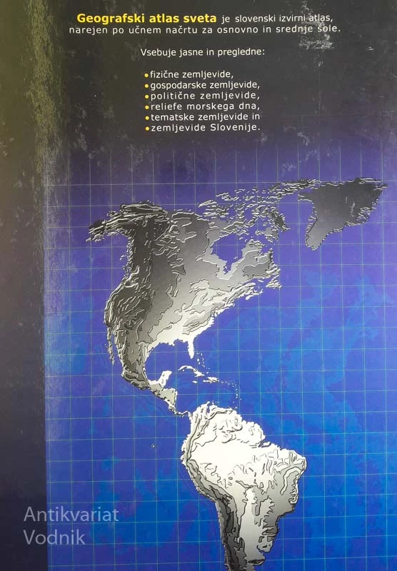 GEOGRAFSKI ATLAS SVETA ZA ŠOLE