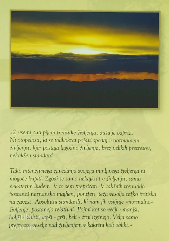 OKROG EDINEGA SVETA, Matevž Lenarčič