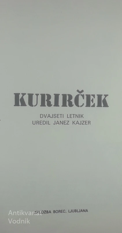 KURIRČEK, več avtorjev