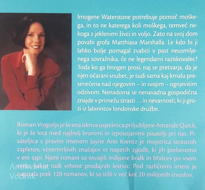 VRAGOLIJE, Amanda Quick