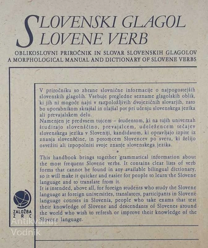 SLOVENSKI GLAGOL, Rada Lečič