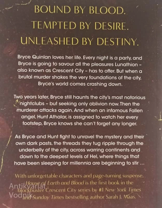 HOUSE OF EARTH AND BLOOD, Sarah J. Maas
