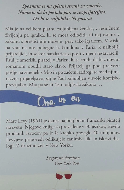 ONA IN ON, Marc Levy