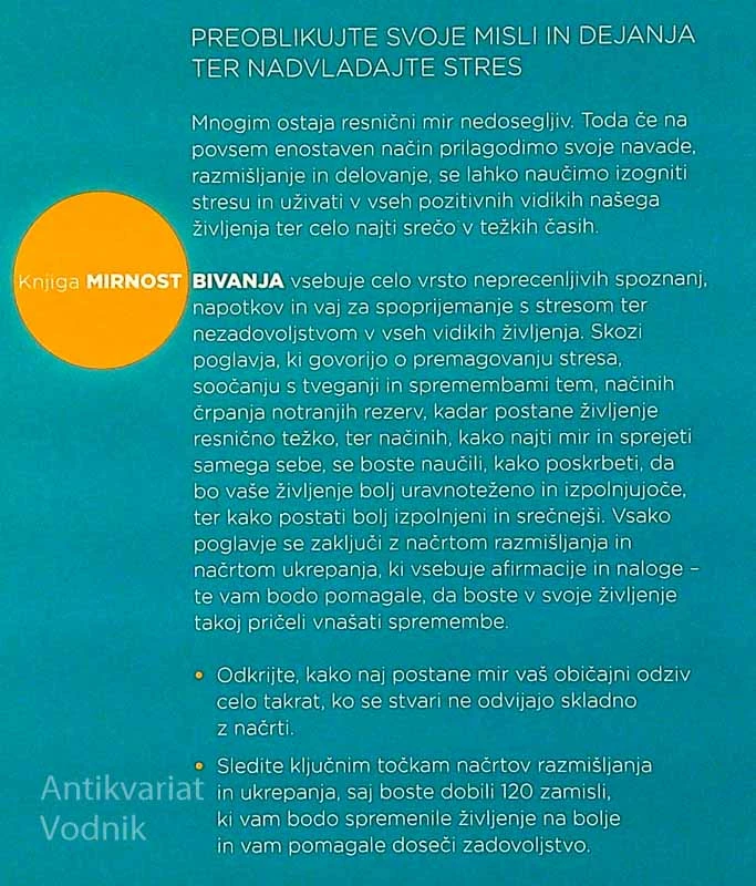 MIRNOST BIVANJA, Mike Annesley in Steve Nobel